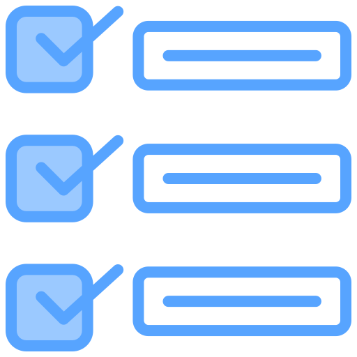 checklist pdf data source icons